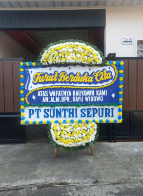 Papan Bunga Duka di Tembagapura